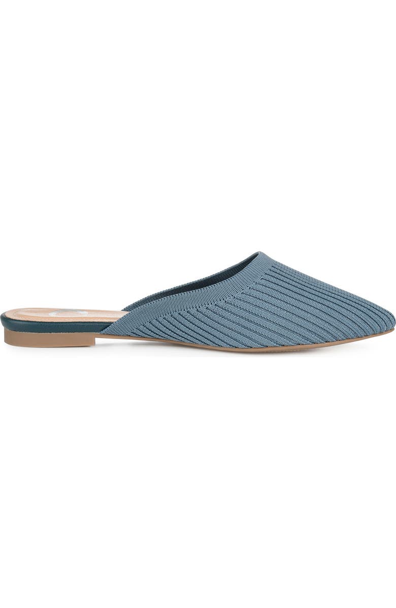 Journee Collection Aniee Knit Mule, Alternate, color, Blue