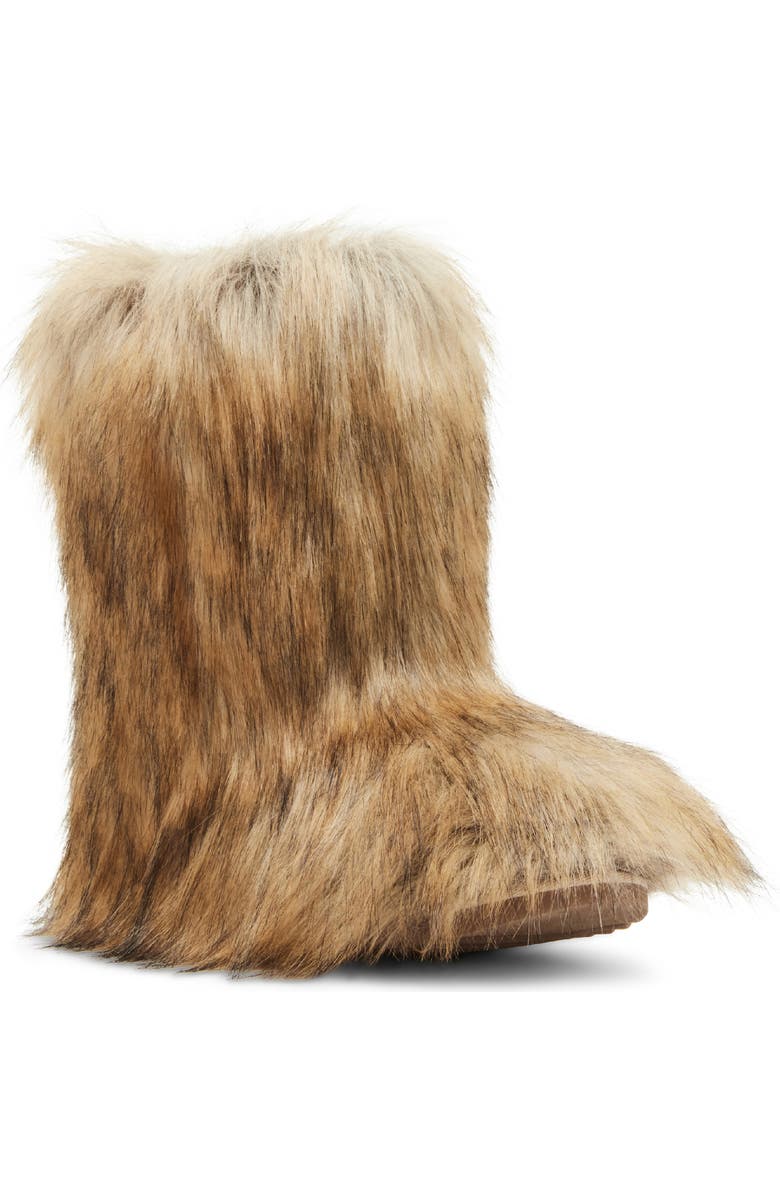 Steve Madden Beastie Faux Fur Bootie, Main, color,