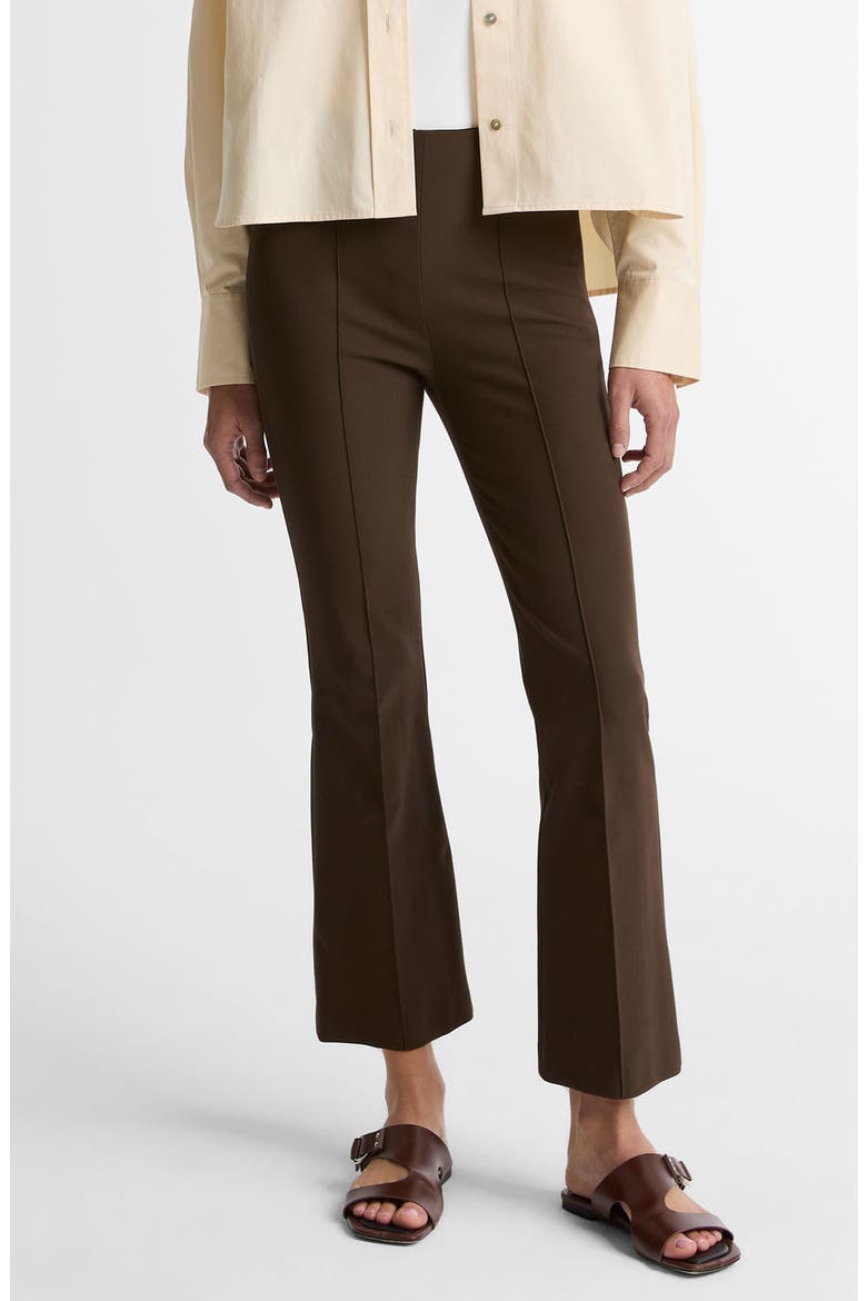Niki Mid Rise Crop Flare Pants, Main, color, WILLOW