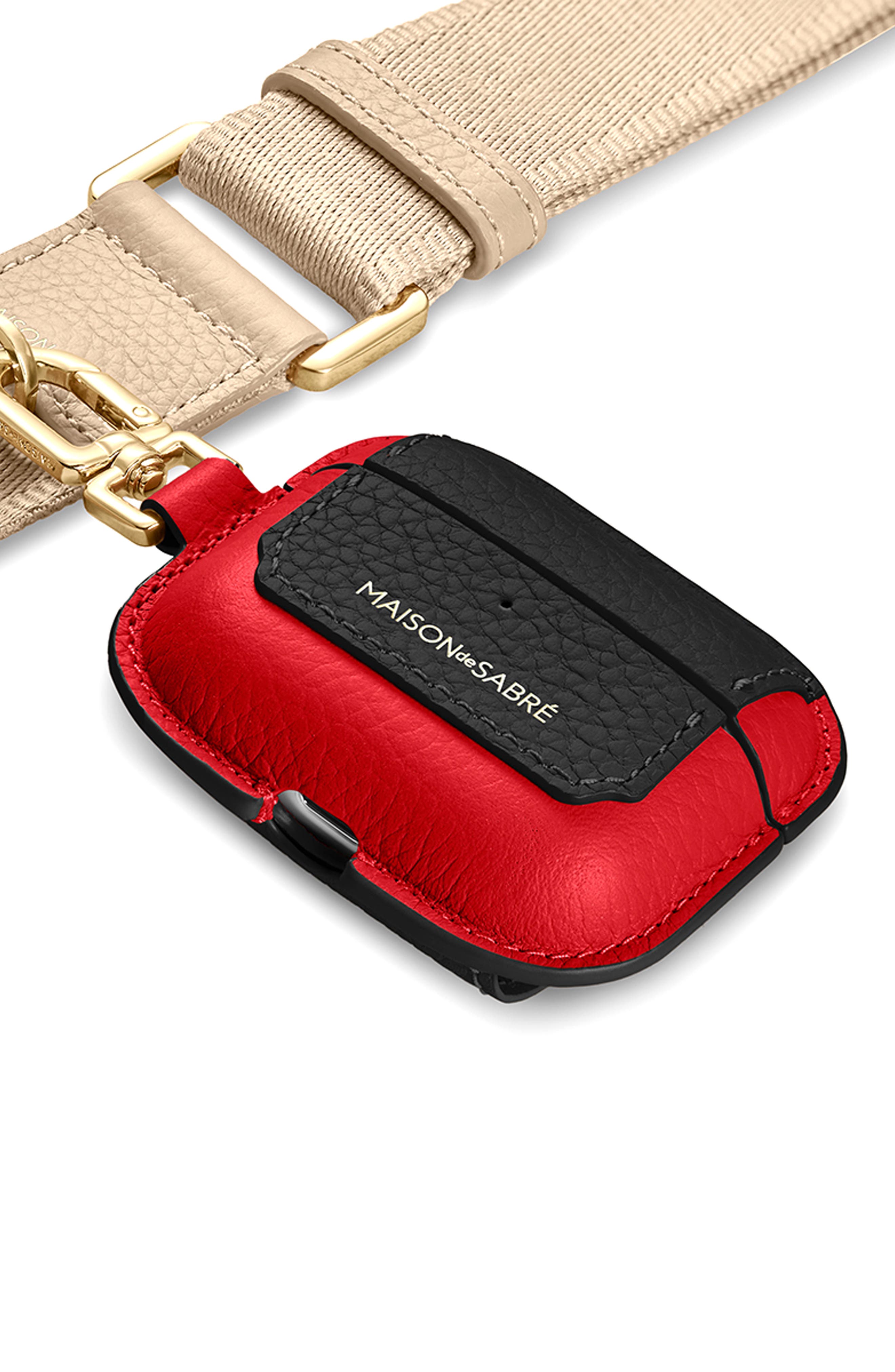 The AirPods Pro 3 Case Charm, Alternate, color, Rouge Noir