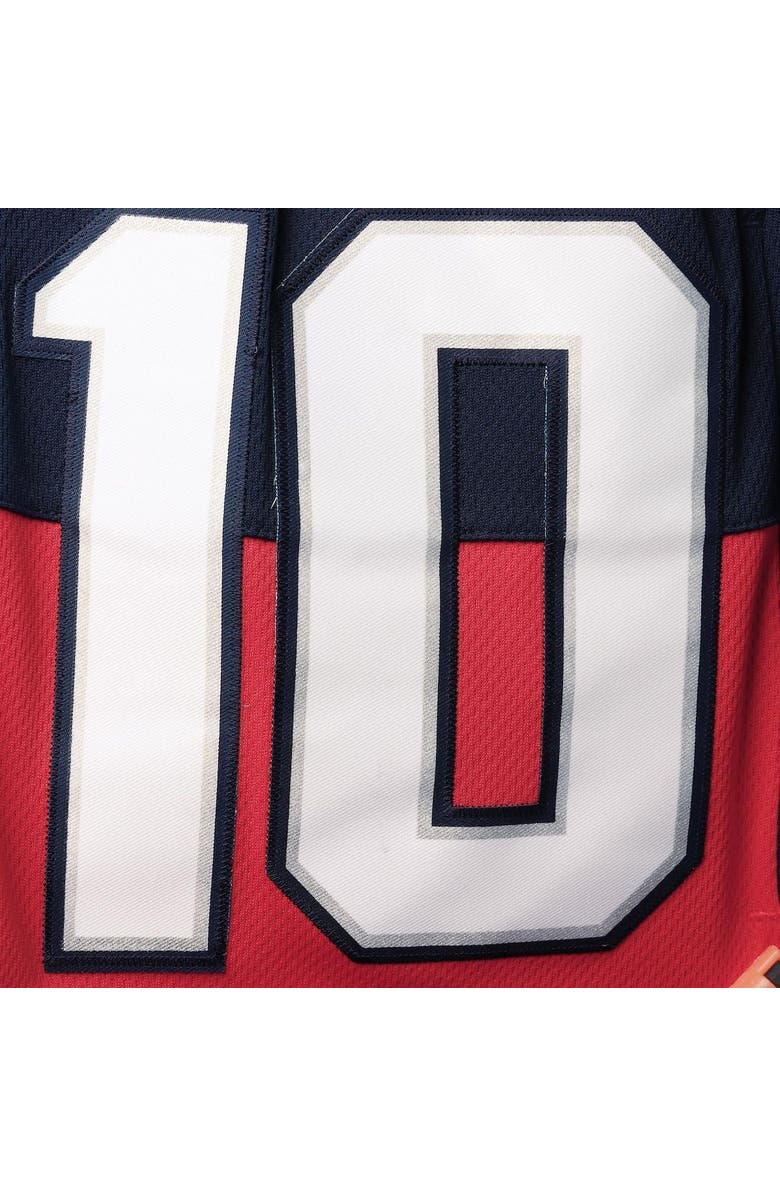 Outerstuff Youth Mac Jones Navy New England Patriots Name & Number Player Shorts, Alternate, color, 