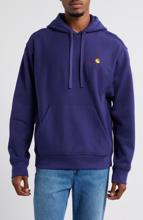 Carhartt Work In Progress Logo Hoodie in Aura 