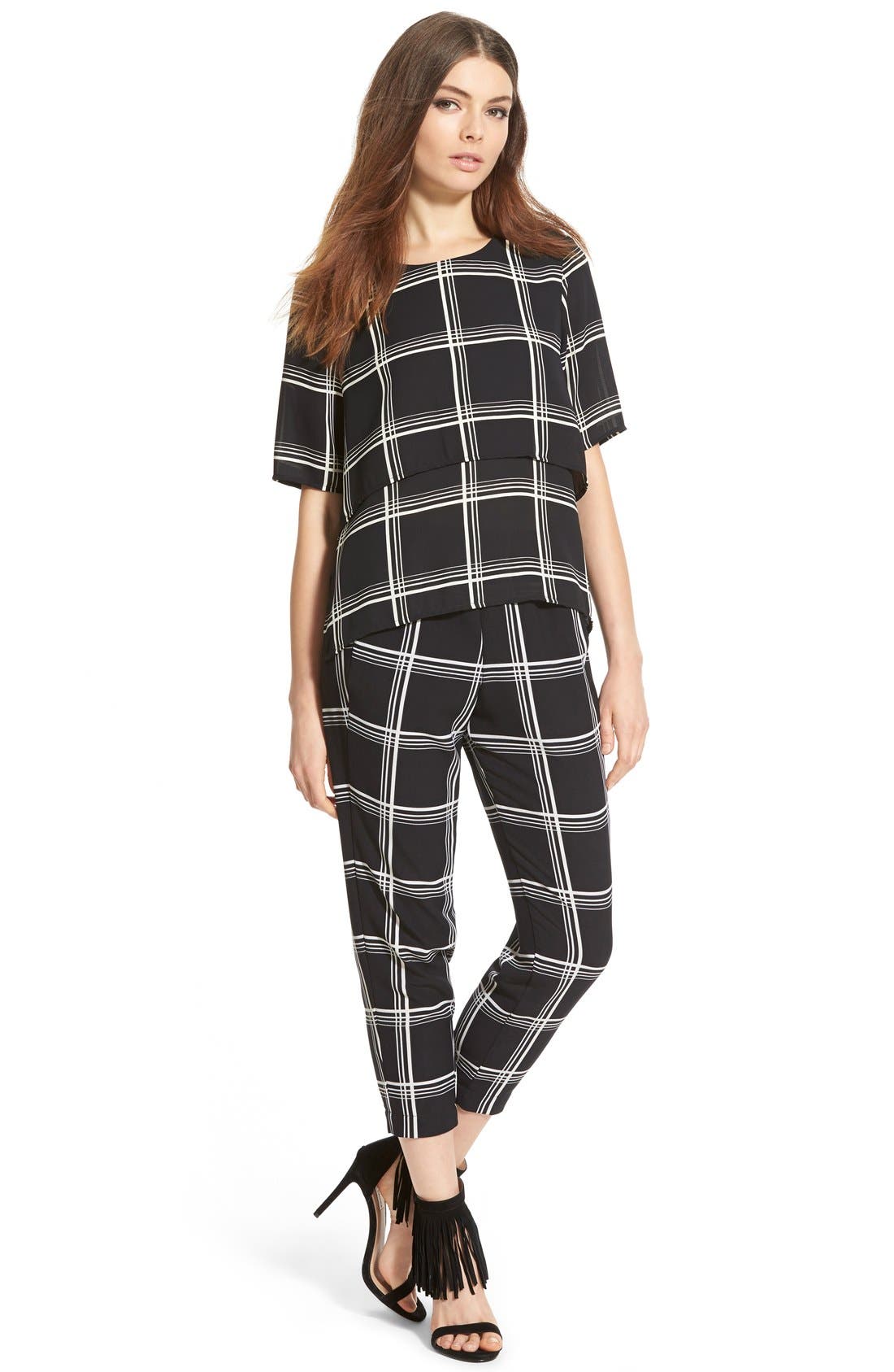 Steve Madden 'Staarz' Ankle Fringe Sandal, Alternate, color, 