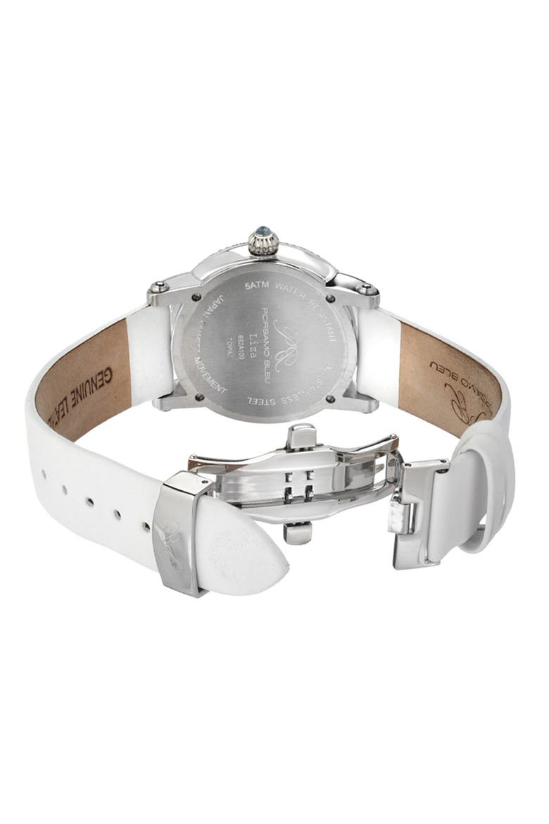 Women's Liza Watch, 38mm, Alternate, color, WHITE-BLUE