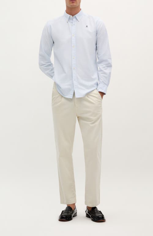 Scalpers New Oxford Bd Shirt In Blue