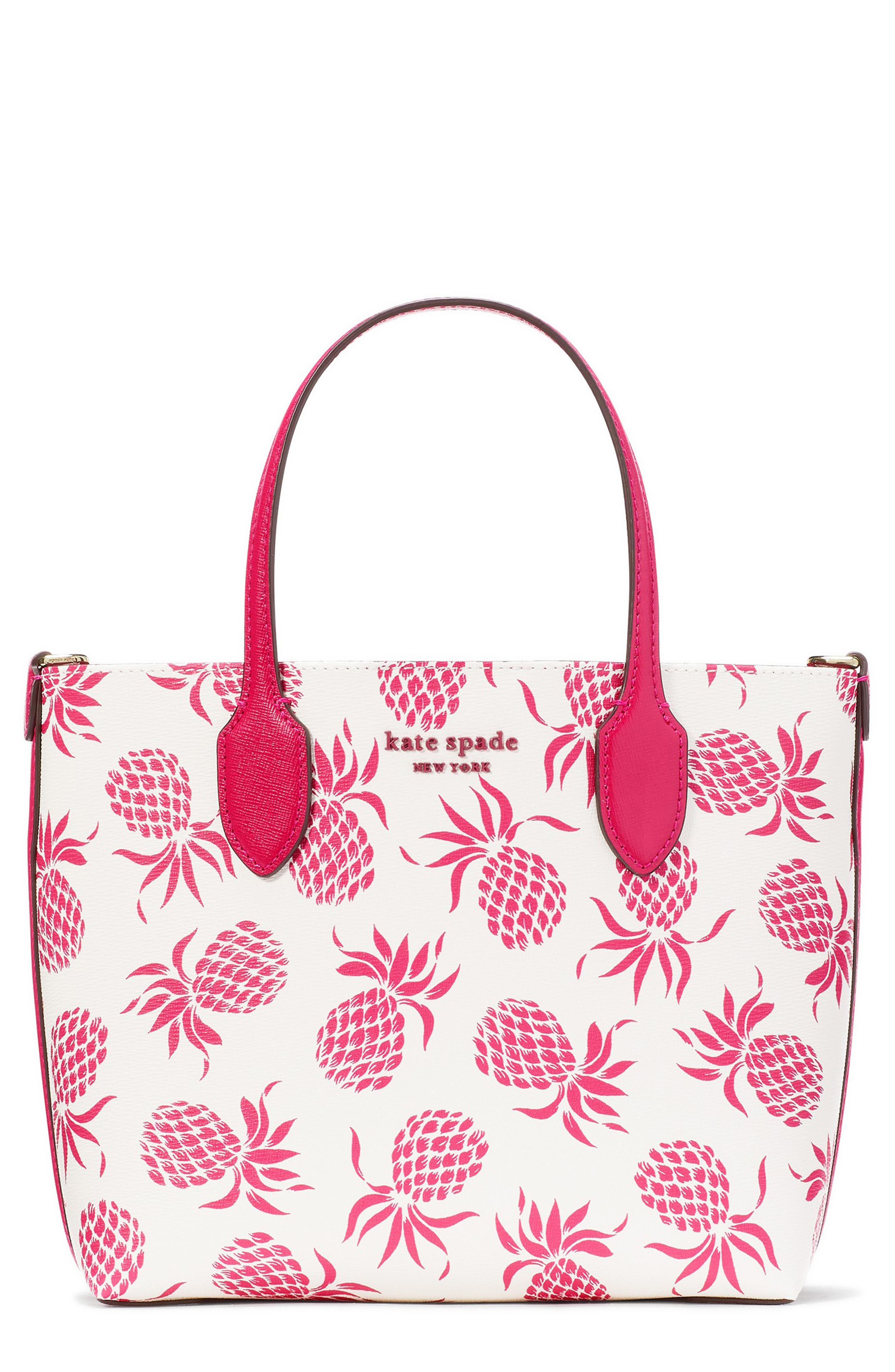 Kate Spade New York bleecker pineapple print tote, Main, color, 