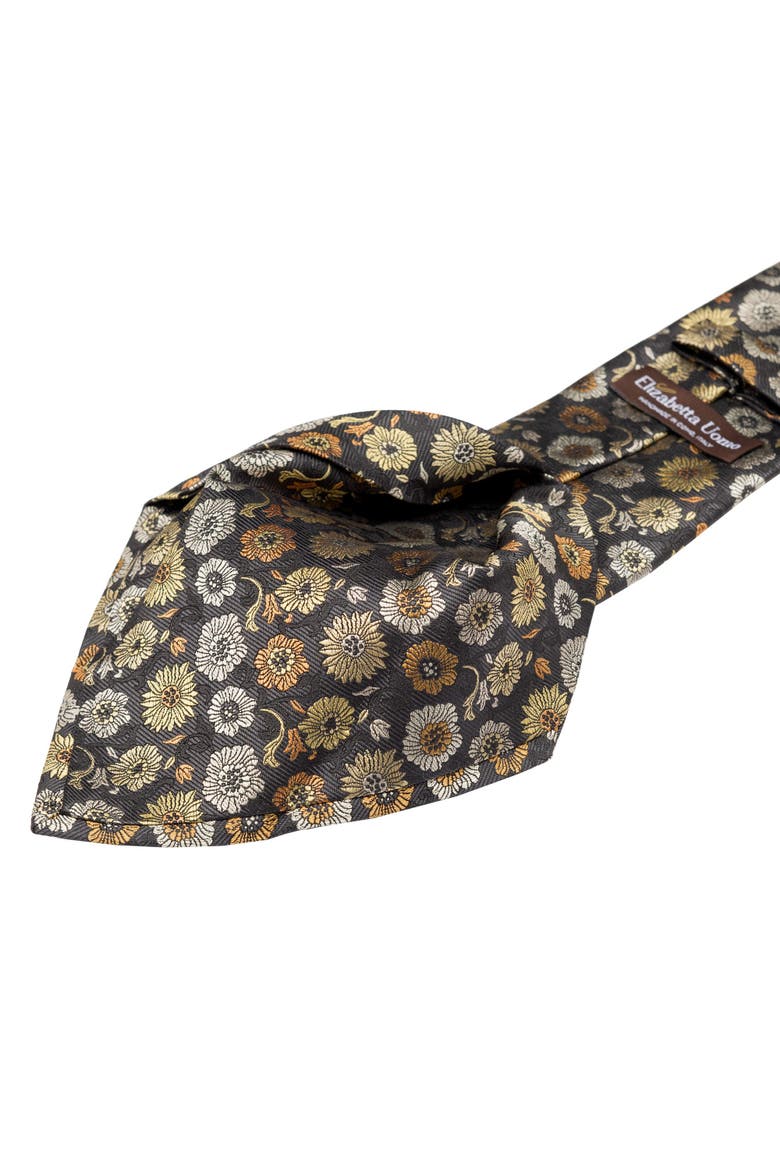 Pergola - Silk Jacquard Tie for Men, Alternate, color, Yellow