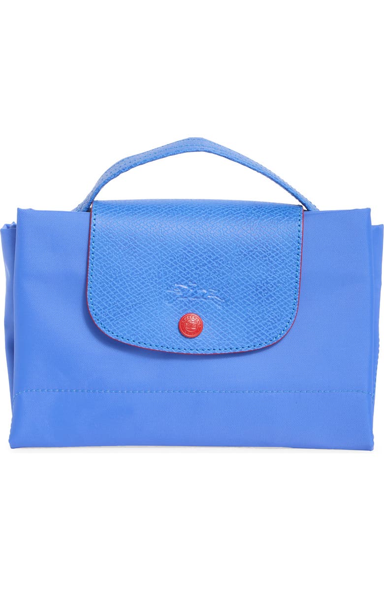 Longchamp Le Pilage Top Handle Document Holder Bag, Alternate, color, Myosotis