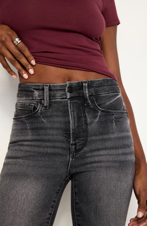 GOOD AMERICAN GOOD AMERICAN GOOD RELEASR HEM FLARE JEANS