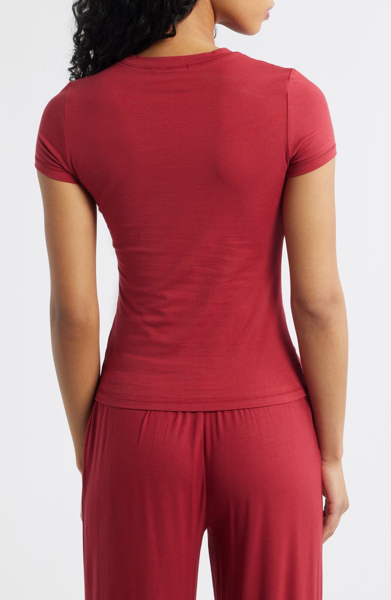 HAPPY CAMP3R Sweetheart Bear Baby Tee, Alternate, color, Deep Red