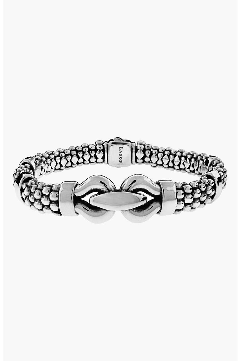 Derby Caviar Rope Bracelet, Alternate, color, STERLING SILVER
