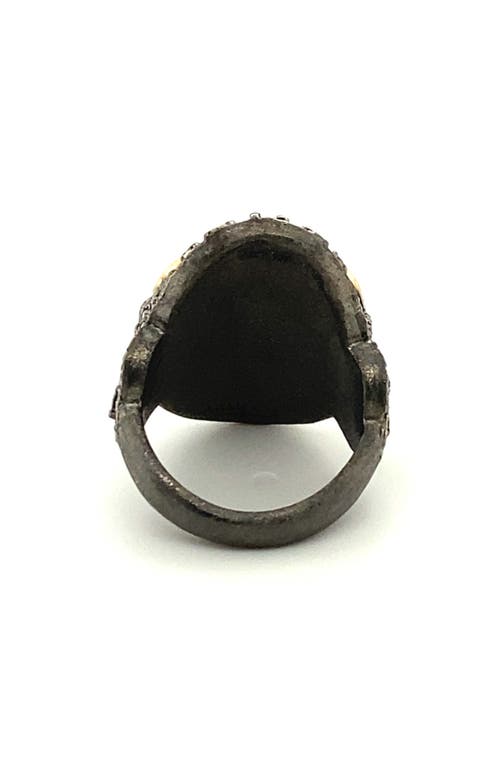Armenta Emerald Triplet Statement Ring In Green