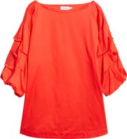 HARSHMAN Balia Cotton Popover Top