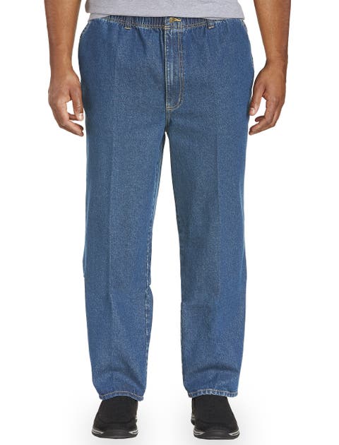 Big & Tall Full-Elastic Waist Jeans