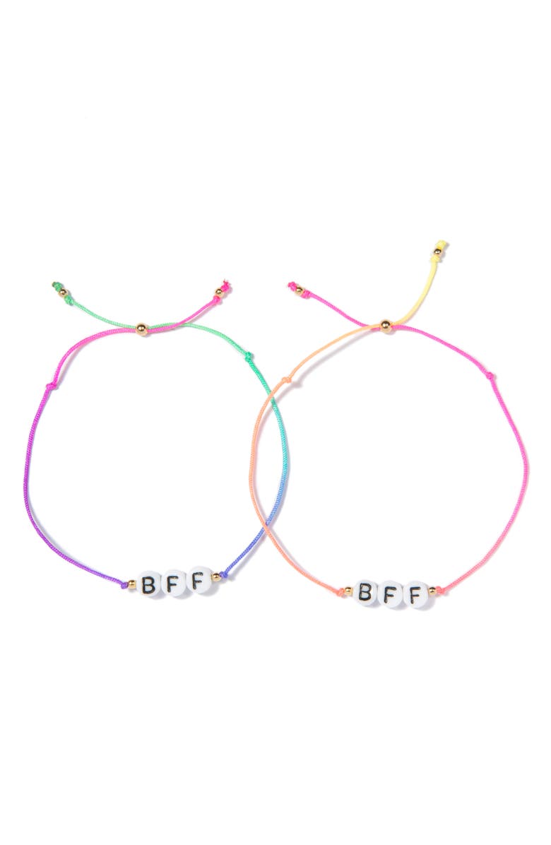Venessa Arizaga 2-Pack BFF Bracelets, Main, color,