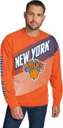 TOMMY JEANS Men's Tommy Jeans Orange New York Knicks Lucas Long Sleeve T-Shirt