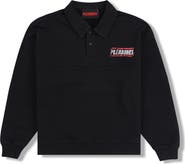 PLEASURES Gentle Cotton Polo Sweatshirt