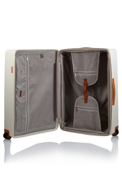 Champs Vintage Muse 3-piece Hardside Luggage Set In Ivory/tan