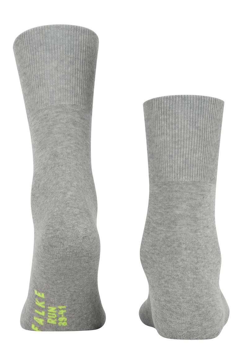 Gender Inclusive Run Crew Socks, Alternate, color, LIGHT GREY