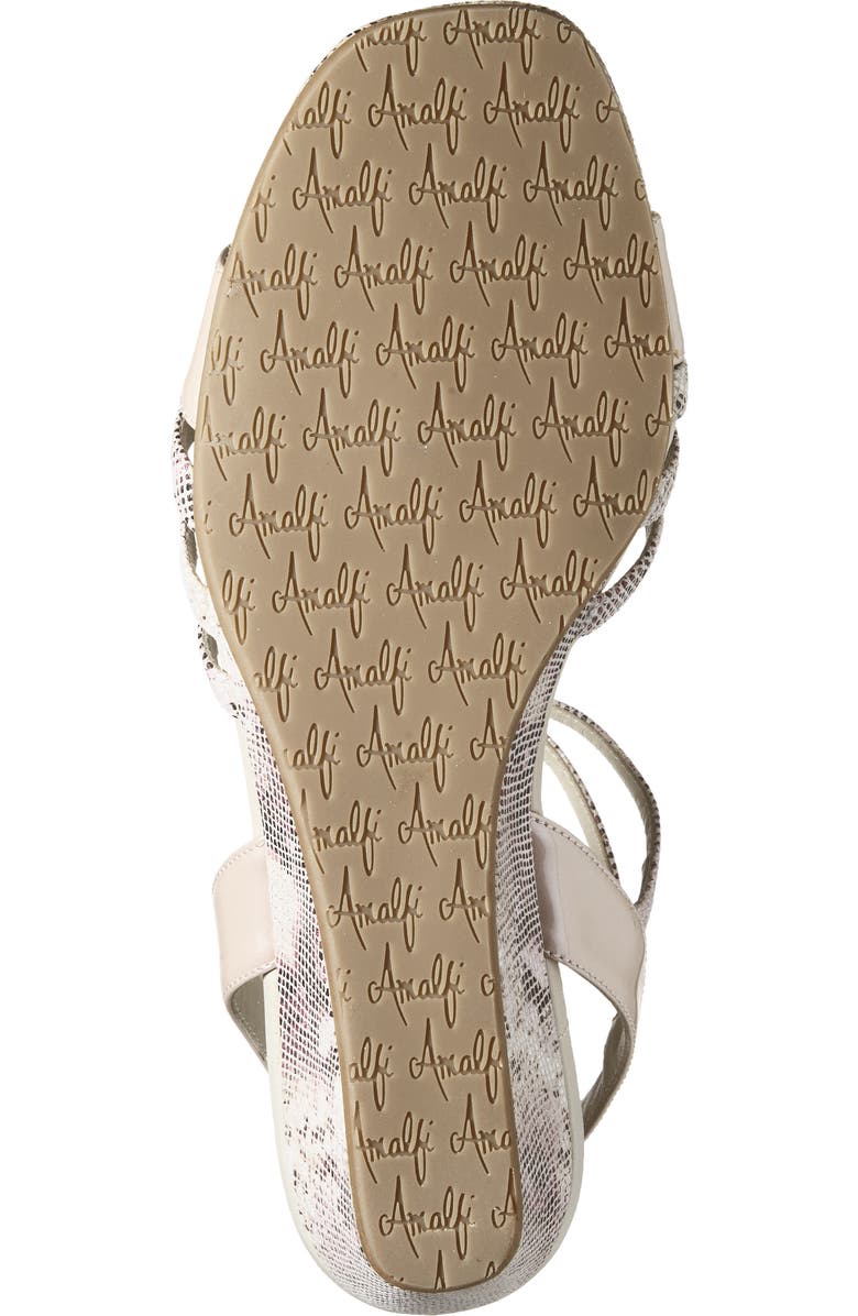 Amalfi by Rangoni Martinez Leather Sandal, Alternate, color, Pink