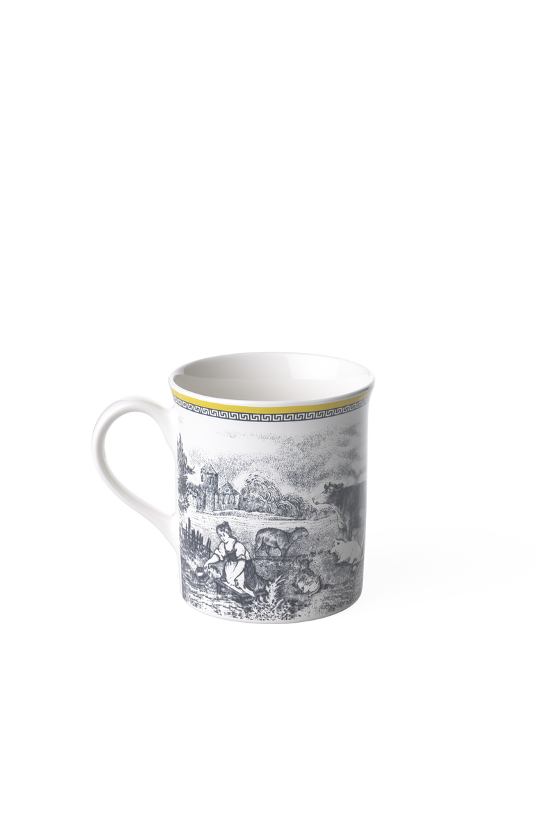 Audun Ferme Mug, Alternate, color, White