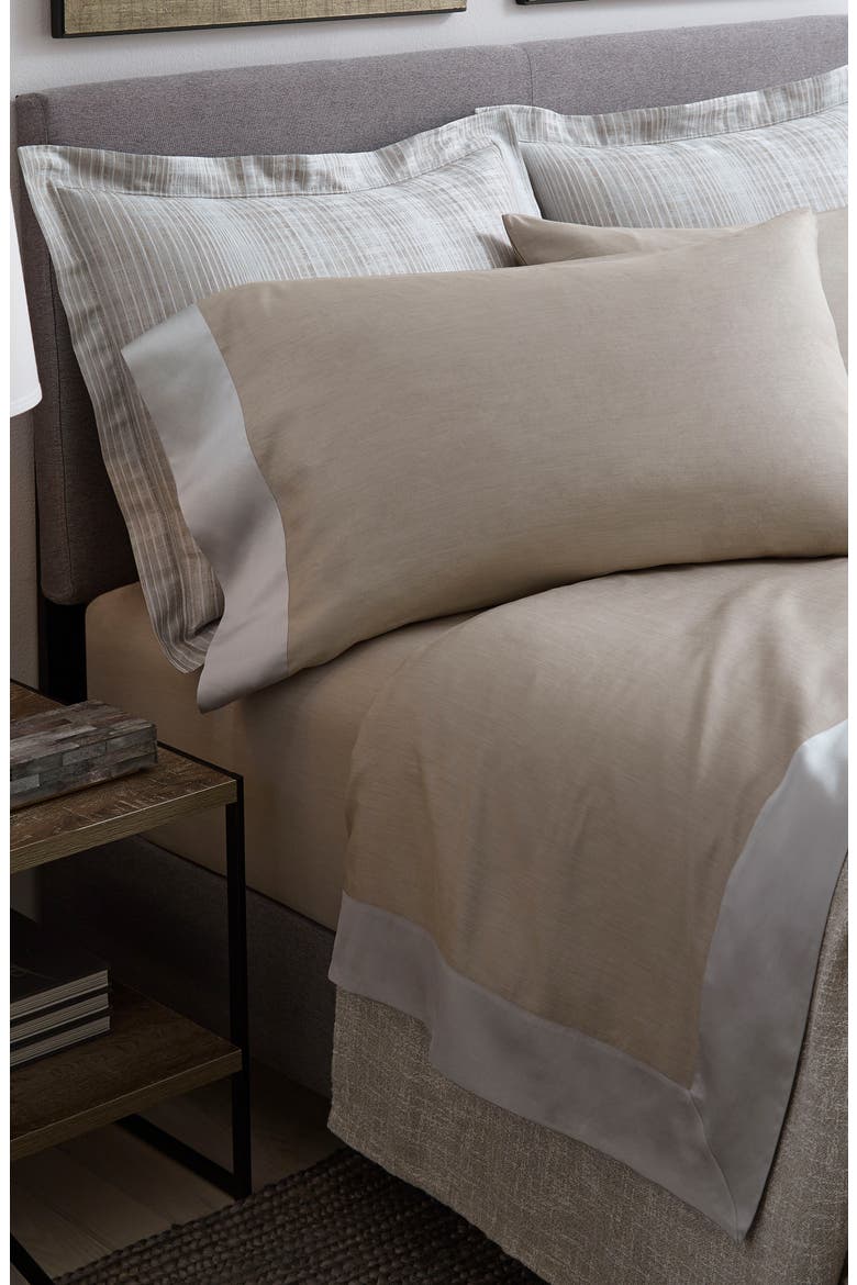 Larro 420 Thread Count Flat Sheet, Alternate, color, NOUGAT
