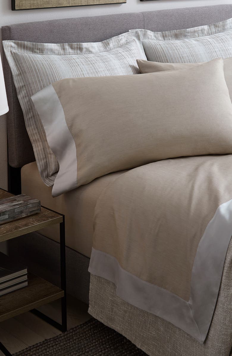 SFERRA Larro 420 Thread Count Flat Sheet, Alternate, color,