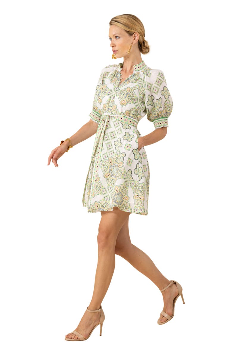 Hale Bob Naya Linen Dress, Alternate, color, 