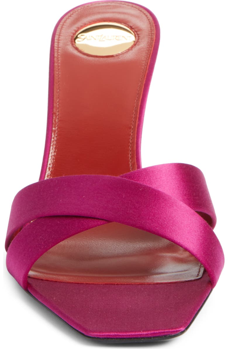 Saint Laurent Opyum Slide Sandal, Alternate, color, Moroccan Fuxia