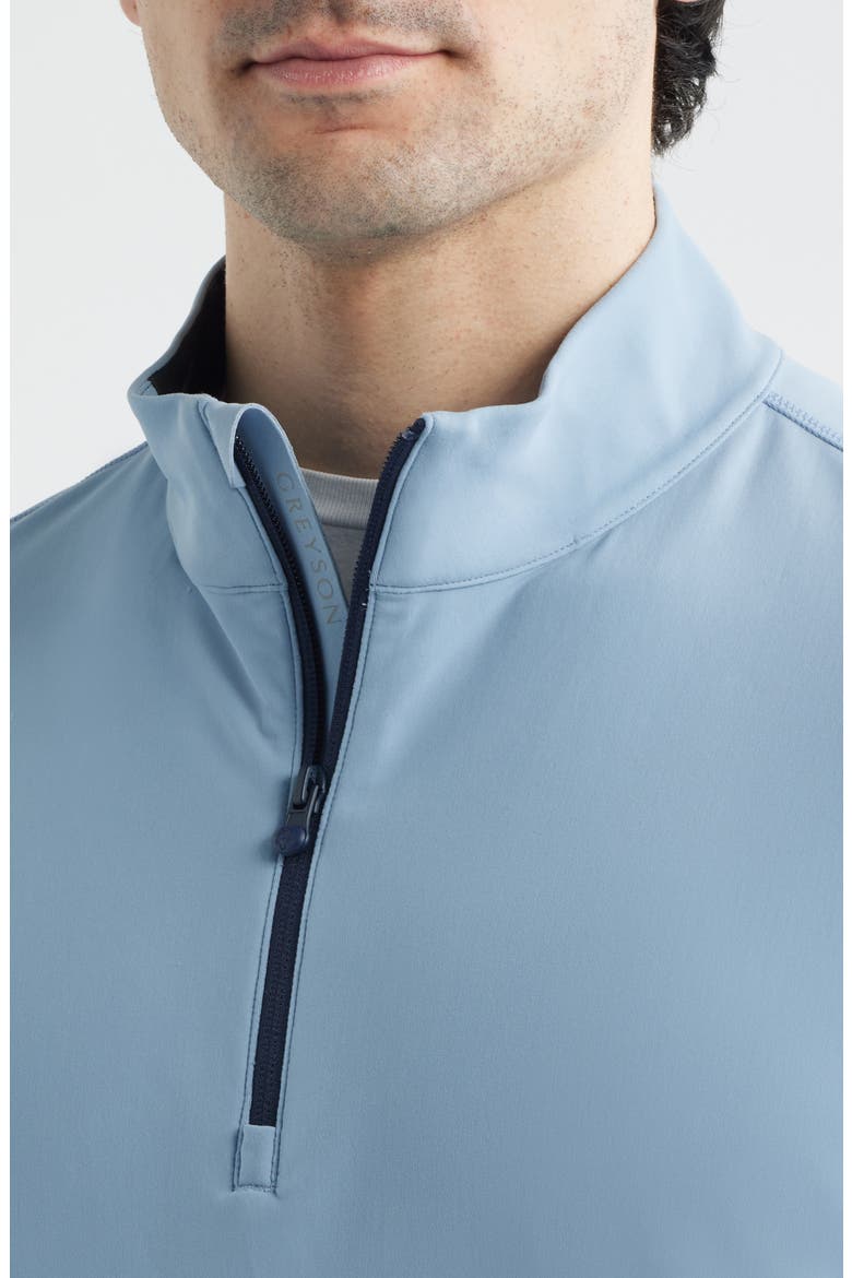 Tate Quarter Zip Golf Pullover, Alternate, color, BONNEVILLE