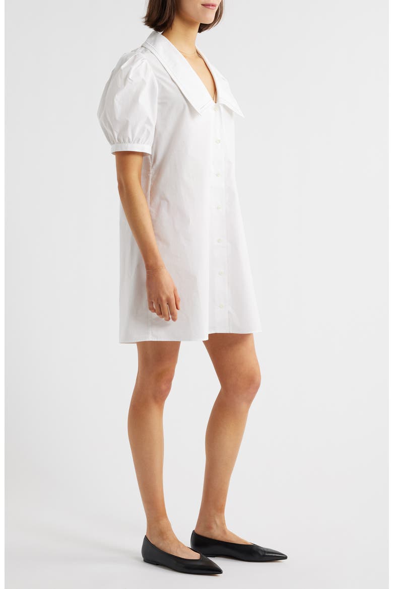 The Sailor Shirtdress, Alternate, color, WHITE