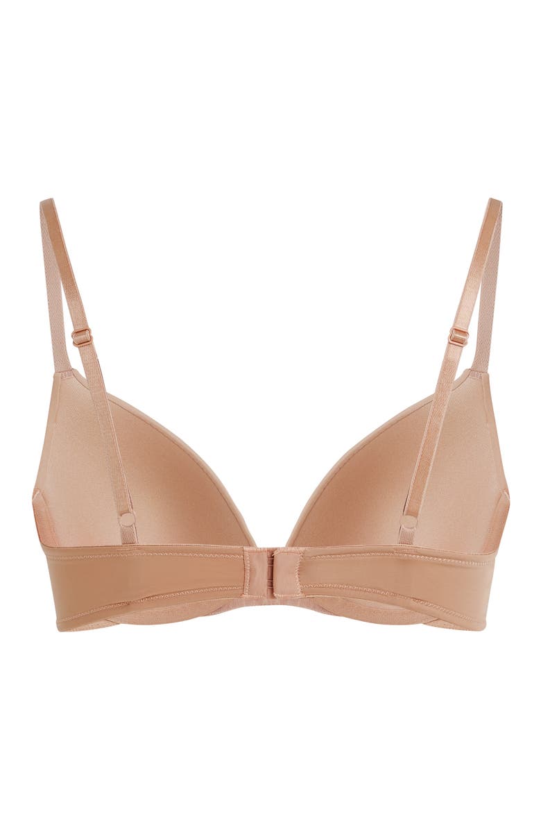 Hunkemöller Plunge Padded Underwired Bra, Alternate, color, Brown