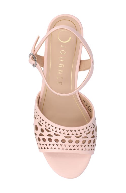 Journee Collection Jessly Ankle Strap Sandal In Pink