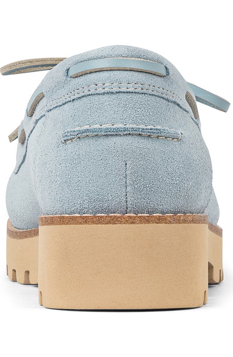 Donald Pliner Lug Sole Boat Shoe, Alternate, color, Light Blue