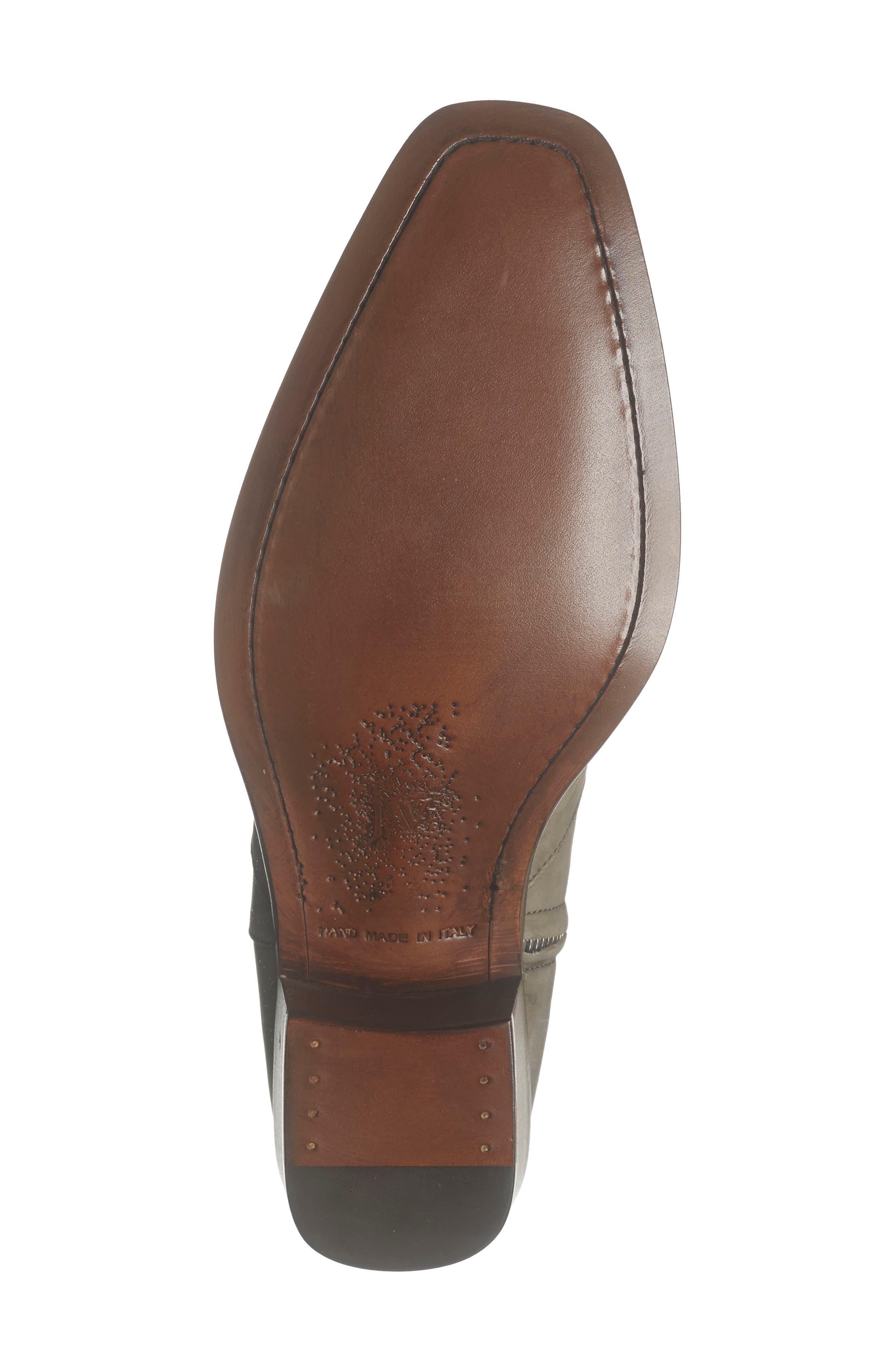 John Varvatos Rustin Zip Boot, Alternate, color, Chalk