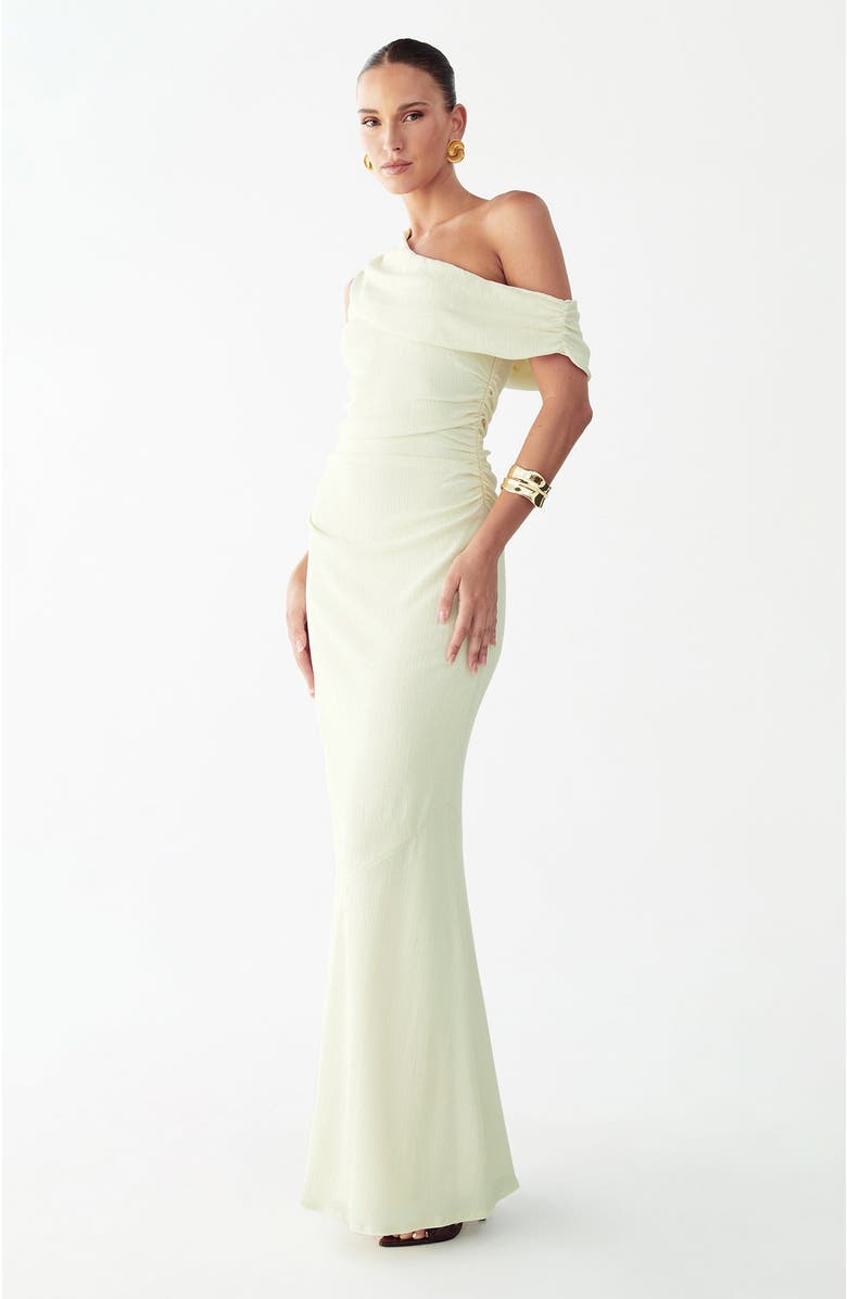 BWLDR Saint Maxi Dress, Alternate, color, Off White