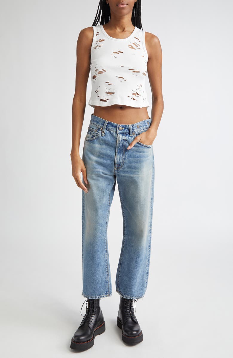 R13 X-Boyfriend Jeans, Alternate, color, Merrin Blue