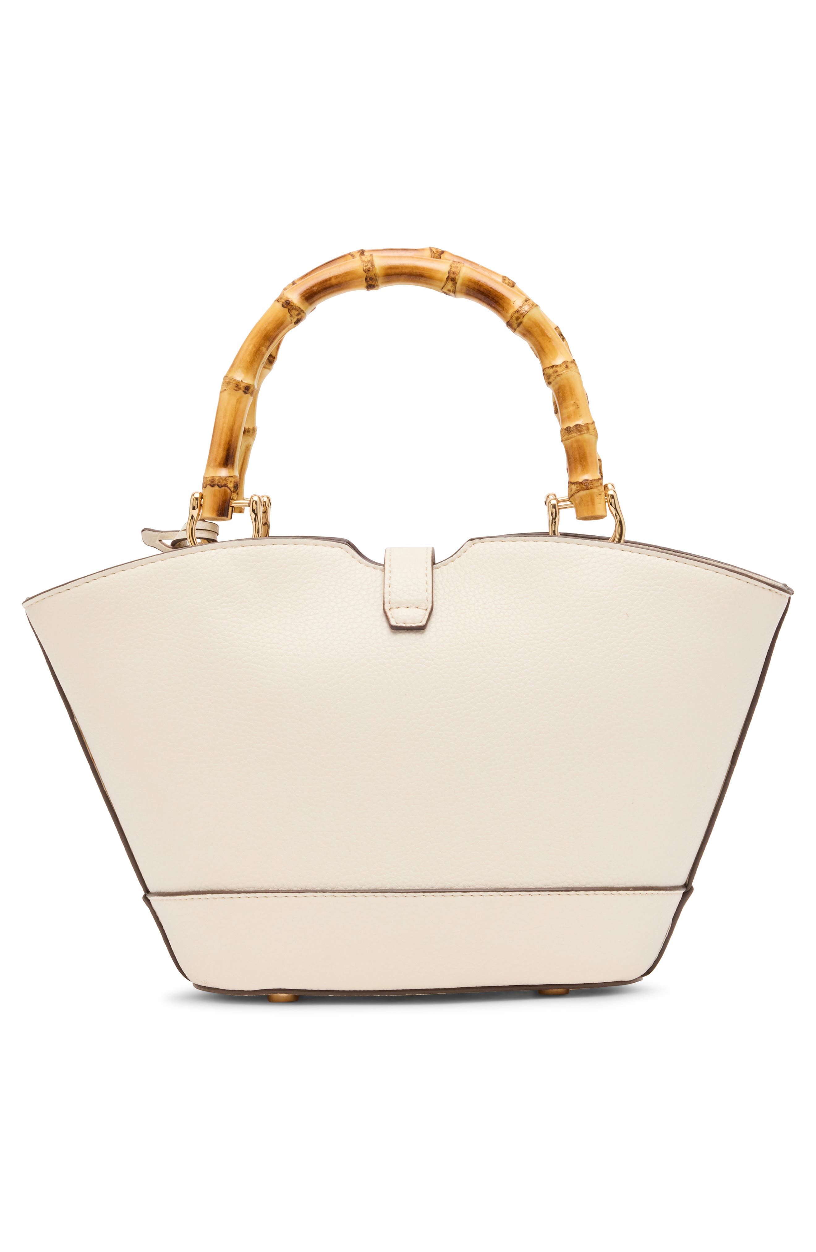 Anne Klein Rounded Mini Tote, Alternate, color, Pearl