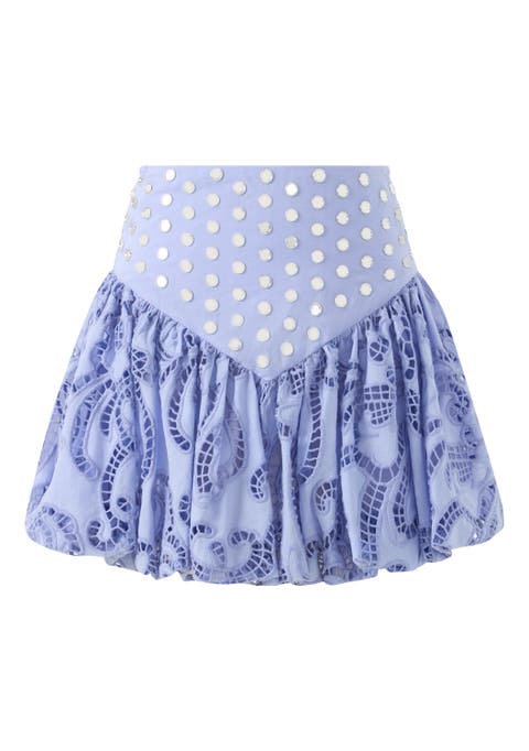 Luciana Embroidered Bubble Mini Skirt (Toddler, Little Kid & Big Kid)