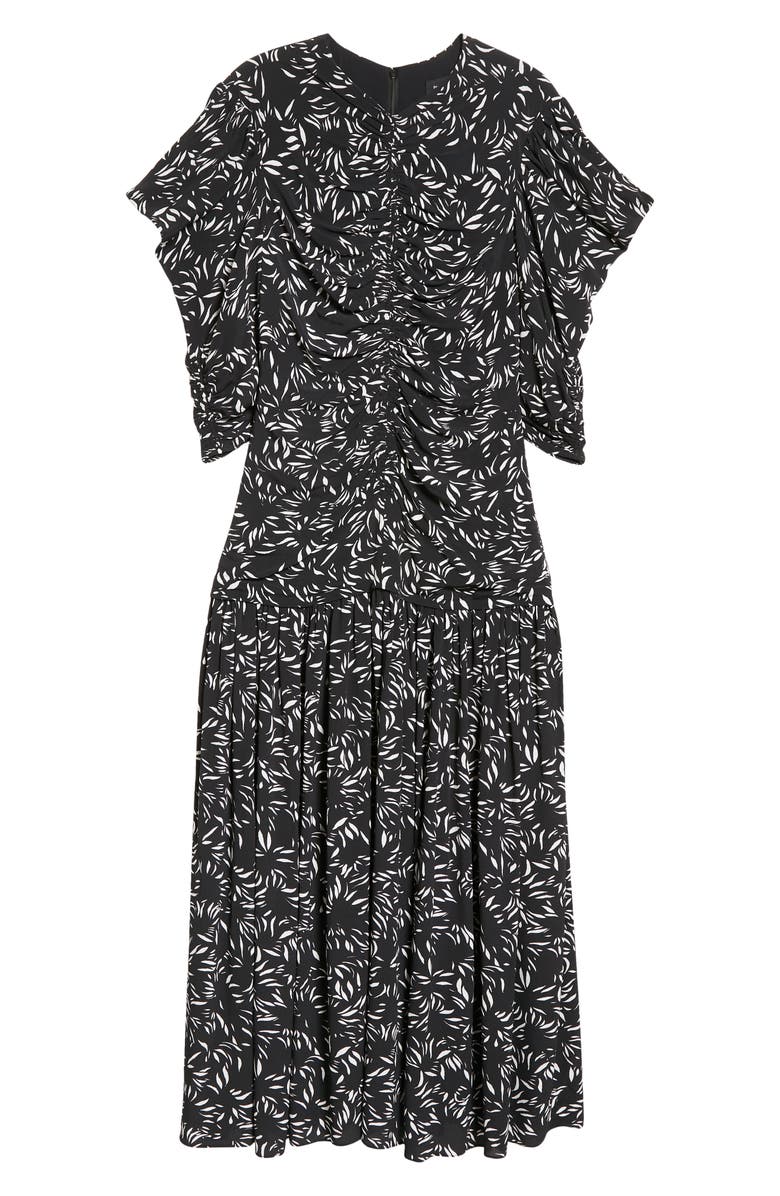 Proenza Schouler Ruched Crêpe de Chine Dress, Alternate, color, 