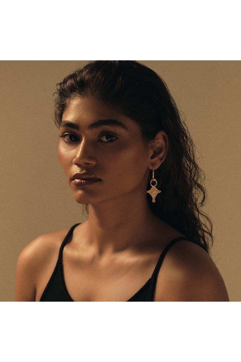 CRUZ EARRINGS, Alternate, color, Gold Plated