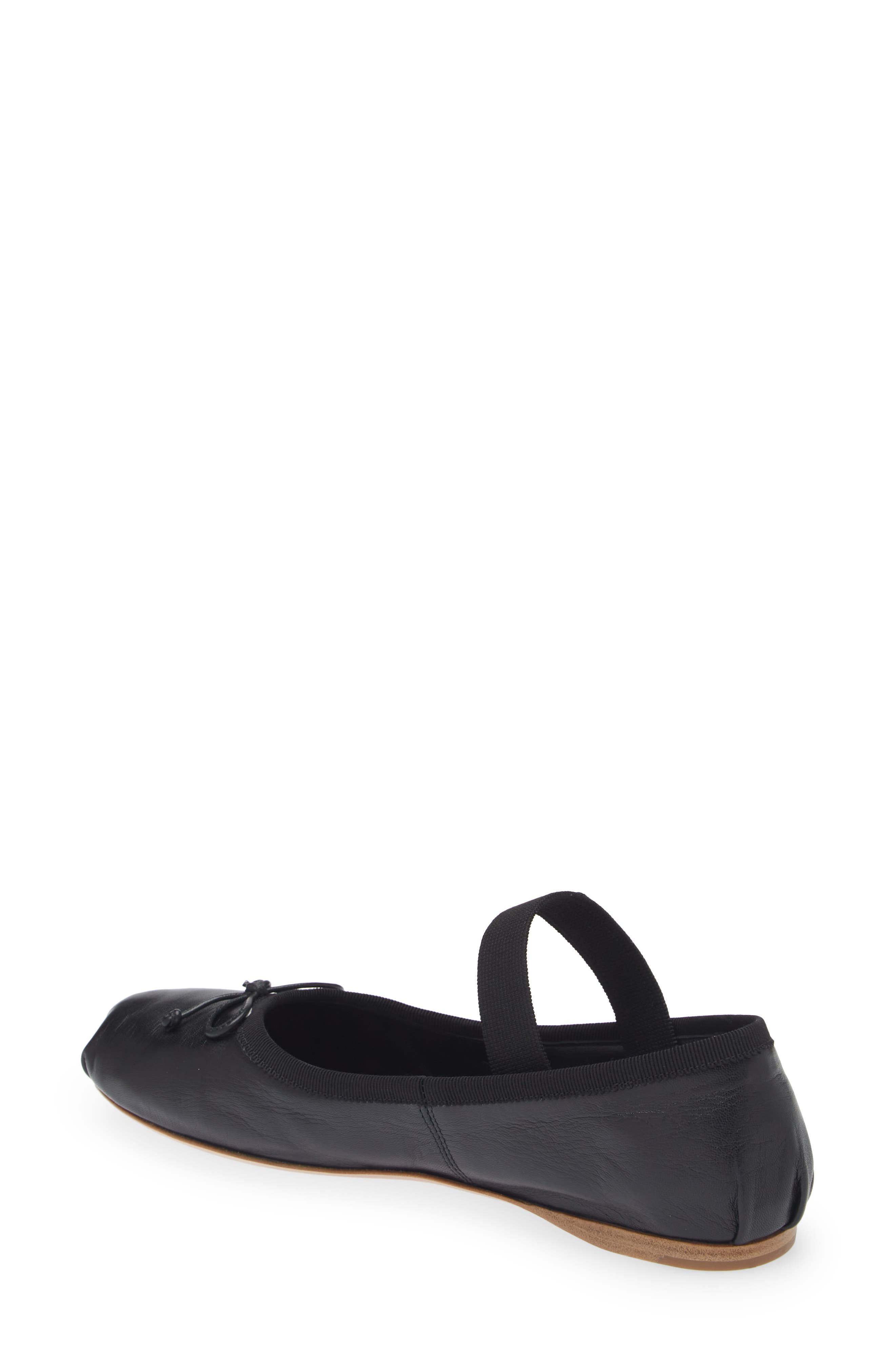 Miu Miu Logo Ballerina Flat, Alternate, color, 