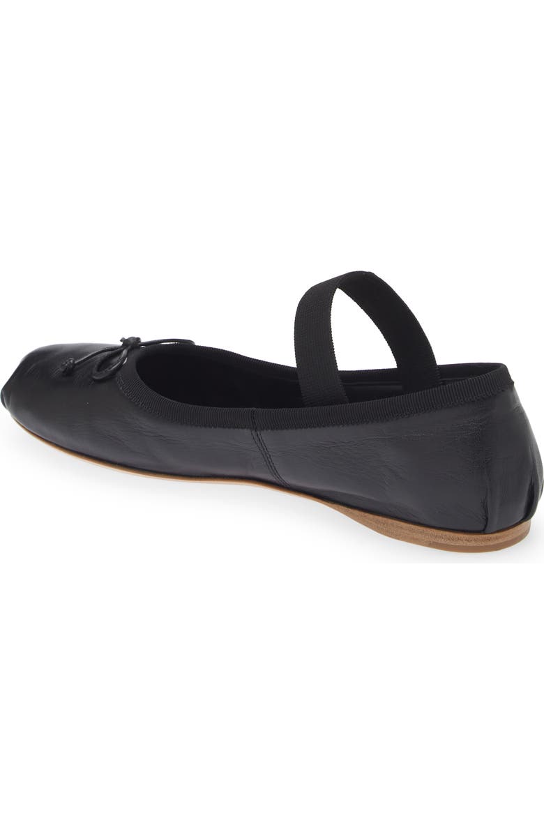 Miu Miu Logo Ballerina Flat, Alternate, color,