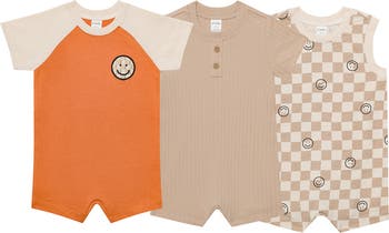 3-Pack Rompers