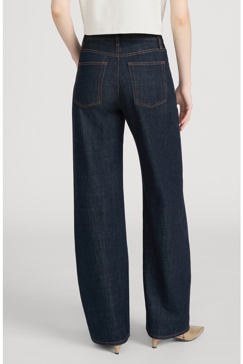 The Off Duty Drawstring Bow Jeans, Alternate, color, RINSE
