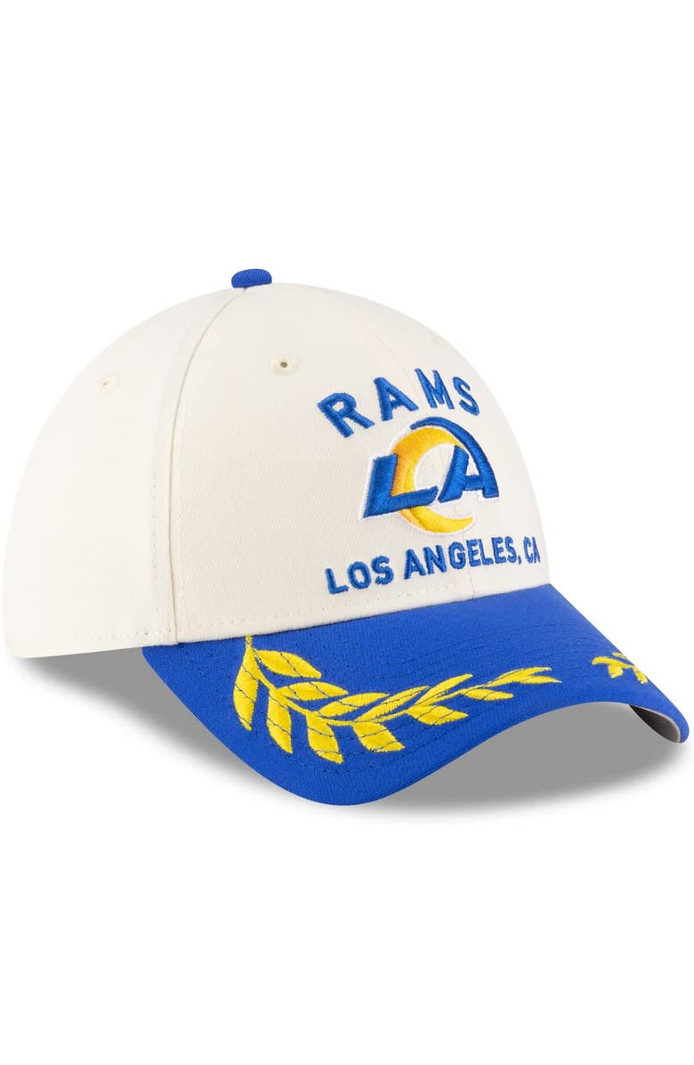 New Era Men's New Era Cream/Royal Los Angeles Rams 2025 NFL Draft 39THIRTY Flex Hat, Alternate, color, Cream