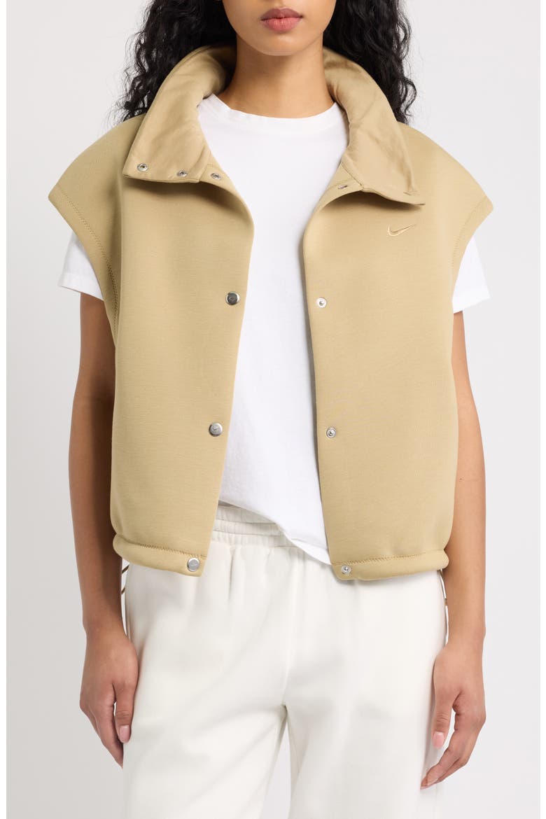 Prgm Fleece Vest, Alternate, color, 297 BEIGE/BEIGE