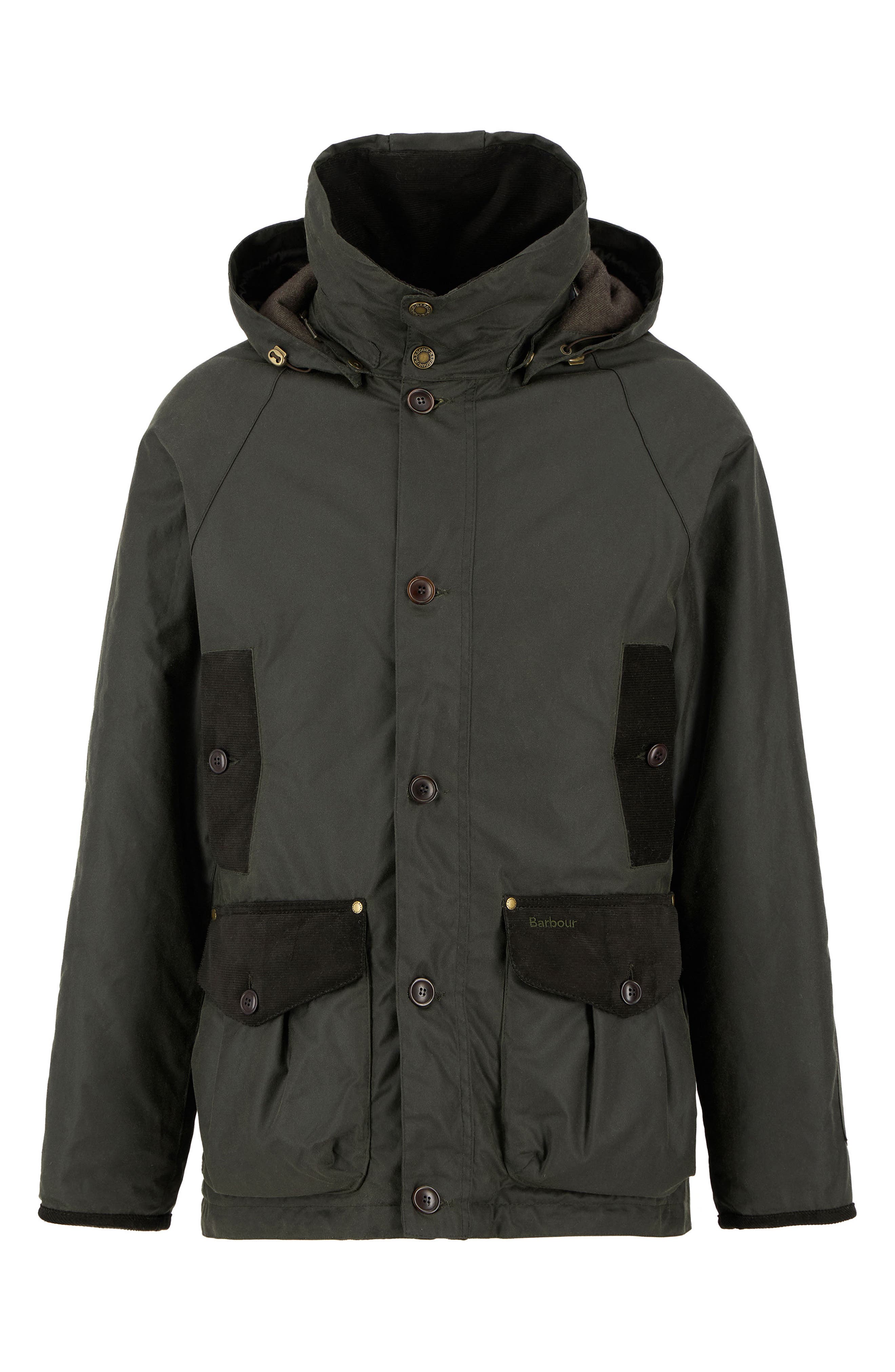 Barbour - barbour waxed cotton jacket バブアー Barbour Modern Waxed Cotton Jacket with Removable Hood (Men