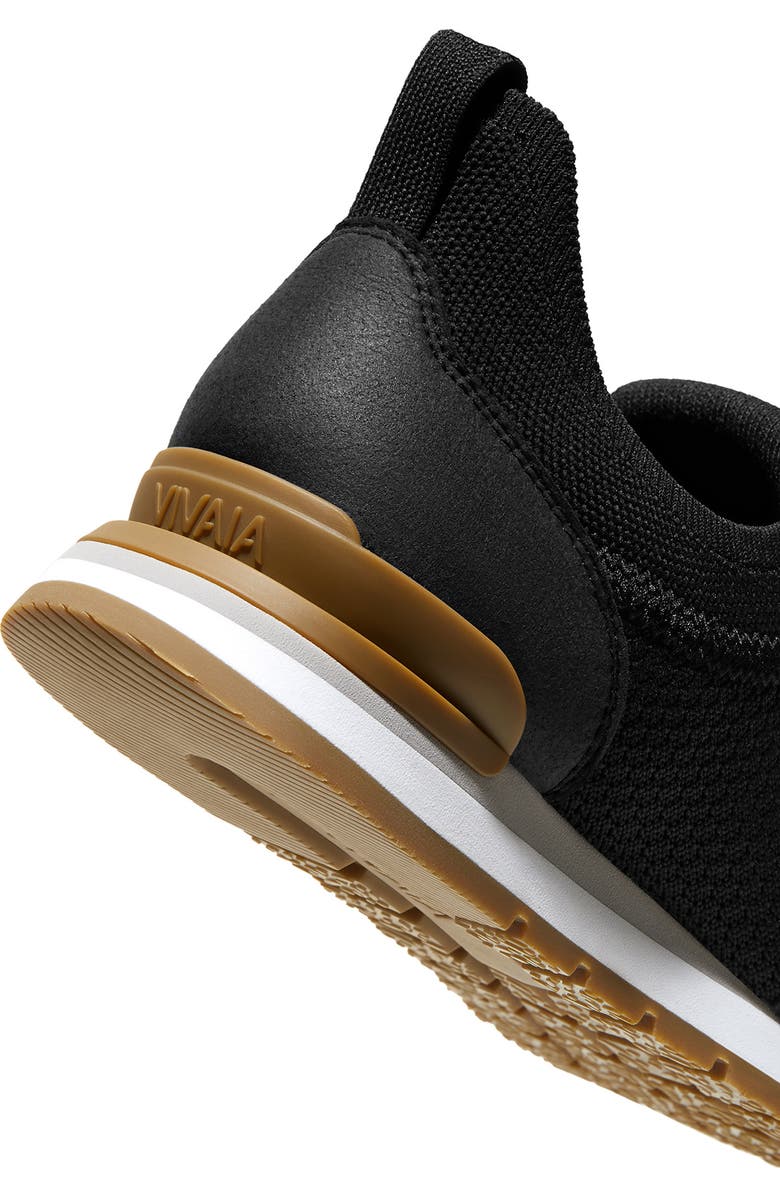 VIVAIA Mix-Texture Slip-On Sneakers, Alternate, color, Black