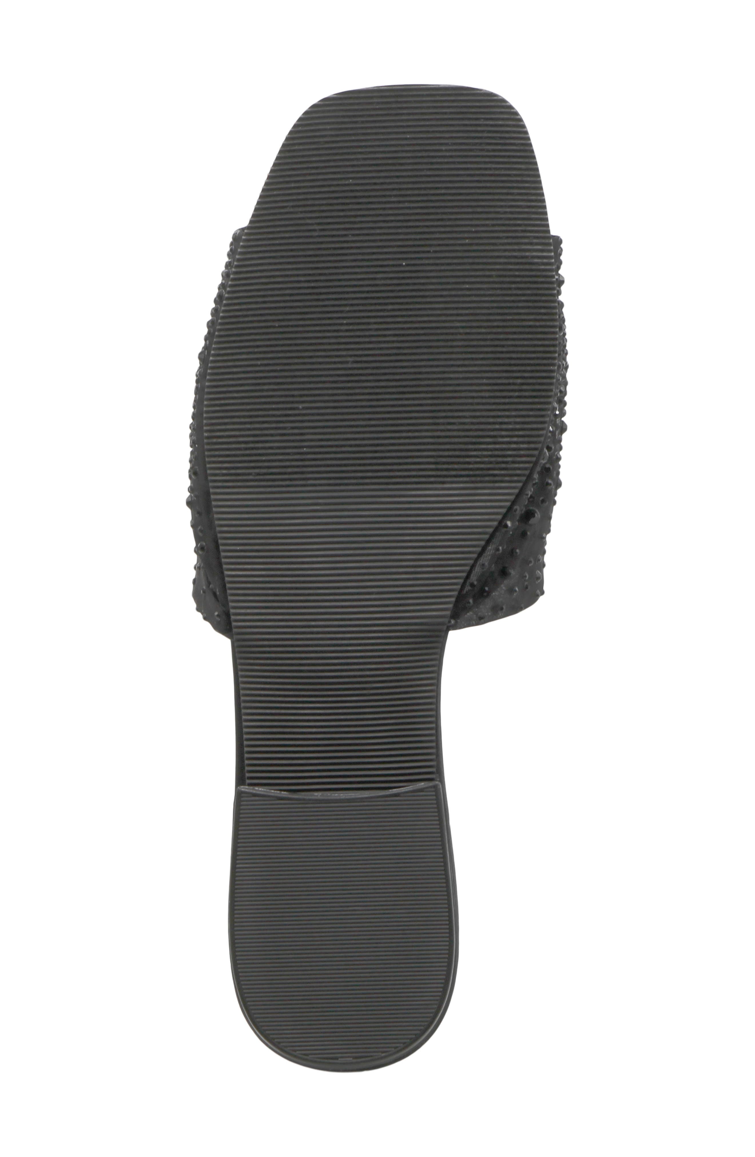 Adrienne Vittadini Primace Slide Sandal, Alternate, color, Black